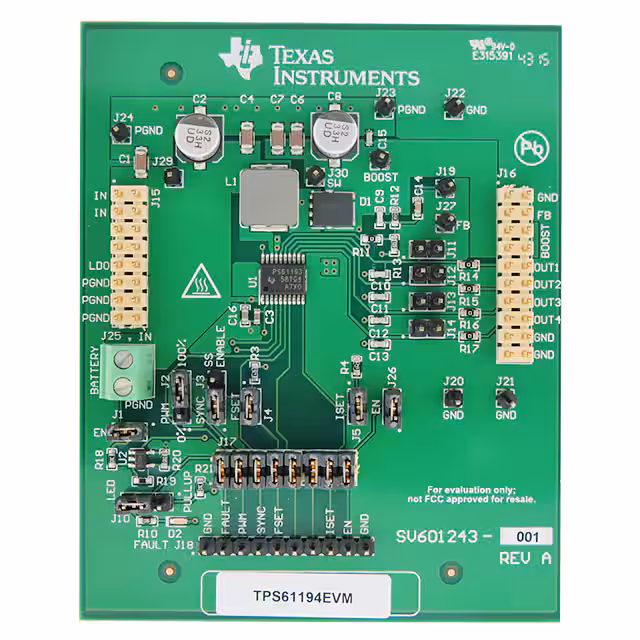 TPS61194EVM Texas Instruments  Cartes d'évaluation - Pilotes LED